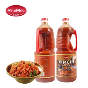 1.8 L Plastic Package Sauce Korean Flavor OEM Brand Kimchi Sauce