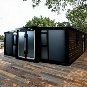 Casa modular diminuta expandible aislada lista para contenedor para resort de montaña, hotel, cabaña