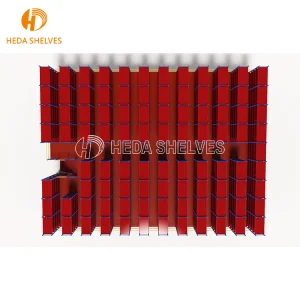 Heavy-Duty Industrial Metal Storage Rack System Mezzanine Floor Steel Platform for Efficient Warehouse Storage