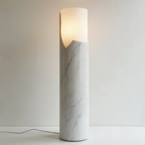 Pharos Carrara Marble Lamp