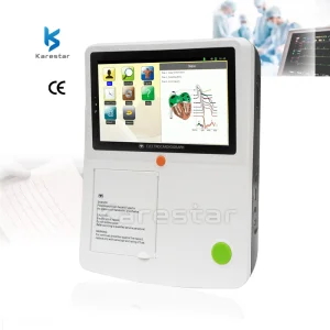 Electrocardiograph 3 Channel 12 Leads Cheapest Portable Touch Screen ECG Device