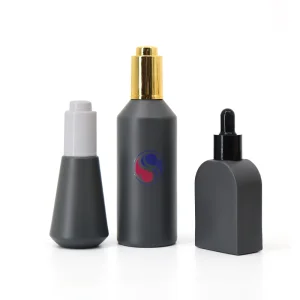 Wholesale Fancy Luxury Printed Cosmetic Packaging 30ml 50ml Empty Recycled Face Skincare Oil Toner Pump Bottles for Hair Oil Custom Glass Dropper Bottle Set