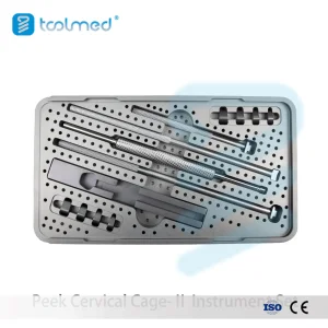 Spinal Cervical Peek Cage Implant Set Orthopedic Surgical Instrument Set