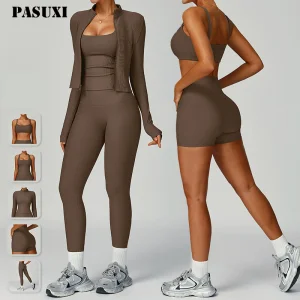 PASUXI Seamless Women Yoga Set