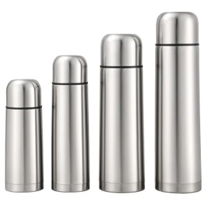 Customized Logo Double Wall Vacuum Flask Insulated Stainless Steel Water Bottle
