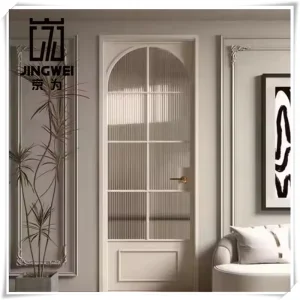 Budget-Friendly Aluminum Alloy Frosted Glass Bathroom Door French Casement Door