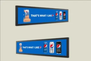 Customise Bar Type 36.6inch LCD Advertising Digital Signage with Android OS for Retail and Restaurant