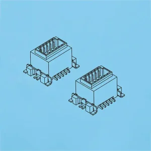 China 0.8mm pitch A Type Board to Board Connector Vertical SMT header socket for Dominica