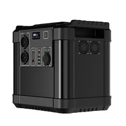 New High Power 2000W Rechargeable Outdoor Camping Lithium Battery Household Backup Power Solar Portable Generator Power Station