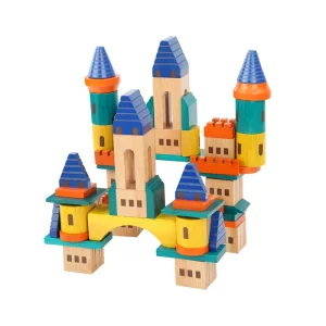Kids Puzzle Building Blocks Castle Toy