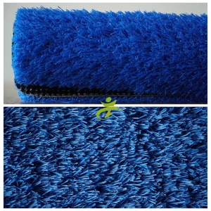 Artificial Grass Synthetic Landscaping Turf Blue Color Kindergarten