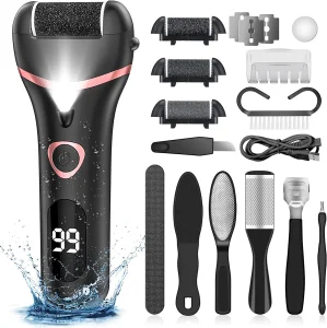 Rechargeable LED Display Electric Callus Remover for Foot Care