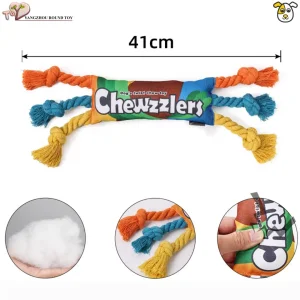 Cotton Rope Soft Dog Chewy Tug Pet Play Toys Factroy Wholesale