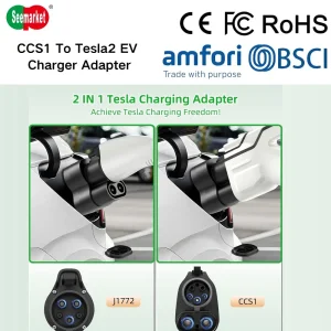 New Energy Electric Car Charger EV Adaptor Type 1 CCS1 to Nacs 250kw EV Charging Adapter