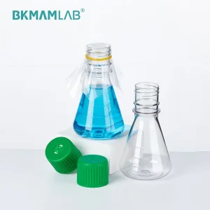 Biological Bacterial Culture Flasks/Cell Culture Flasks/Shaking Flasks/Plastic Conical Flasks/Sterile Culture Flasks 125 250 500ml