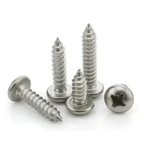 Cross groove pan head self drilling screws
