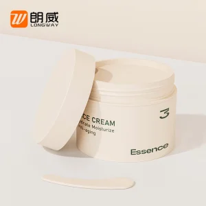 Factory-Made 50/100/200/300g White Cosmetic Packaging Plastic Jar Set PP Base Material with Screw Top Cap for Skin Care Product