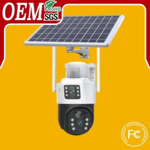 Solar Camera Outdoor Monitoring Outdoor Remote Mobile Phone Monitor 360-Degree Night Vision
