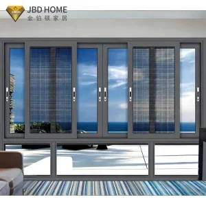 Ventana deslizante horizontal aislada
