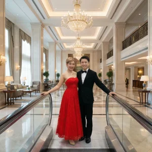 12° 1000mm Step Width Moving Walkway for Supermarket