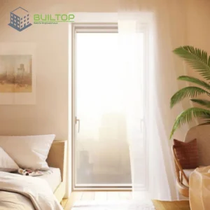 Interior Kitchen Door Aluminum Casement Dutch Glass Door Flush Modern