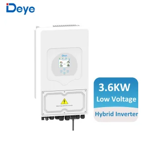 Deye Single Phase 220V 3kw 3.6kw 5kw 6kw Hybrid Inverter with Low Voltage Lithium Battery