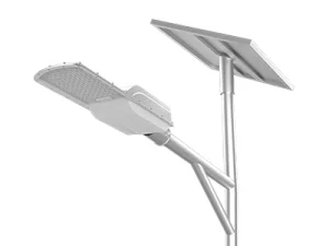 200lm/W Solar Parking Lot Lights Green Energy LED Street Lighting with Dimming Functions