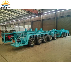 300 - 500 Tons Multi Axle Concrete Beam Girder /Bridge Transport Trailer Detachable Removable Hydraulic Steering Modular Lowbed /Flatbed Semi Trailer