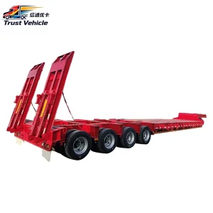 Tokyo 4-Axle Lowbed Semi Trailer