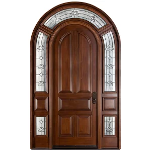Teak Wood Glass Door