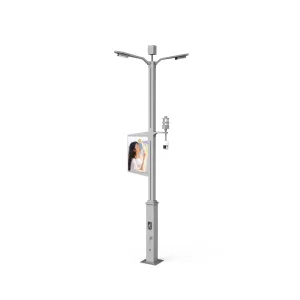 Premium Solar Street Light with Integrated Security Camera System