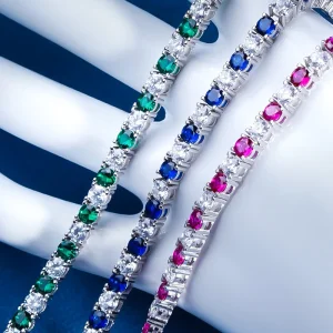 OEM ODM 925 Silver Tennis Bracelet