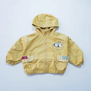 Abrigo con capucha y cremallera para niños