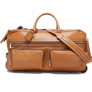 Cowhide Trolley Bag