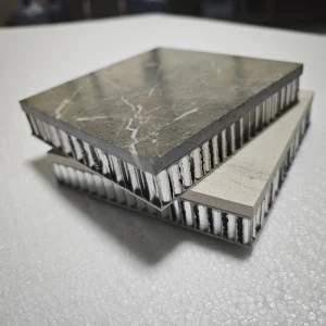 Thermal Insulation Lightweight Extreme Flatness Building Facades Composite Stone Honeycomb Panel