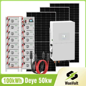 Sistema Avançado 50kw Bateria de Lítio