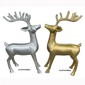 Resin Christmas Reindeer Statues