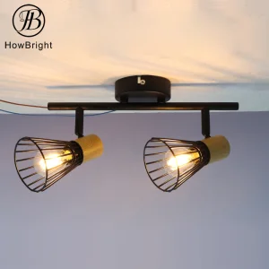 Decorative LED Spot Light Classic Metal Spotlight with E14 Bulb