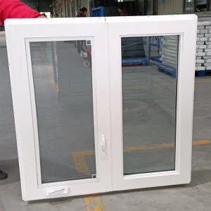 American Style Crank Casement Impact Resistance Glass Windows for USA Upvc Window Customized Size WEIKA Windows Design Pvc