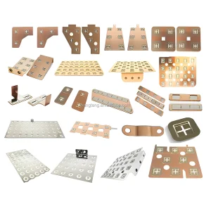 Custom 18650/21700/26650/32650 Optional Spacing Big Current Copper Nickel Sheet Copper Nickel Busbar Copper Bus Bar