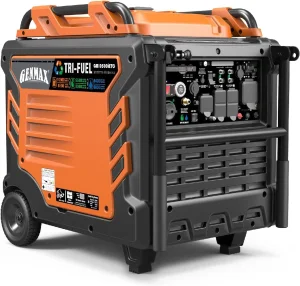 Quality New 10500 Watt Digital Inverter Hybrid Portable Generator Tri-Fuel Capabilities (Gas/LPG/NG)