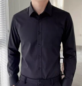 Men's Satin Casual Suit Shirt