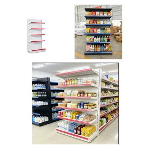 Double Sided Gondola Shelving