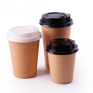 12 Copo de Papel Descartável de Parede Simples de 8 Oz para Bebida Quente de Café