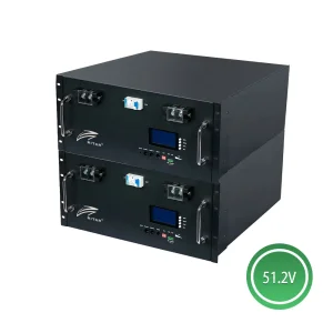 Easy Installation Ritar Brand High Technology Rack Style Li-ion 48V/51.2V Solar Lithium LiFePO4 Power Storage Battery for Inverter Use with Smart BMS System