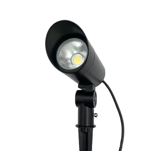 DMXspotlight Landscape Outdoor Waterproof IP65 Aluminum Black COB5W Spot Lamp Pedestal Garden Spot Spike Light Warm Tree Lights