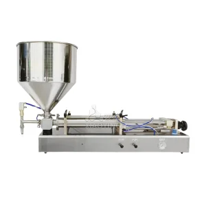 Horizontal Self-Suction Piston Liquid Paste Lotion Honey Table Type Cream Filling Machine