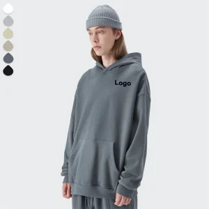 Women Oversized Hooded Casual Loose Pocket Sweatshirt