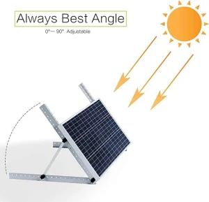 Portable Solar Panel Adjustable Mounting
