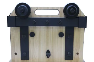 Industrial Modern Style Sliding Barn Door System